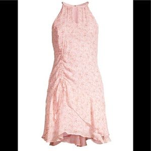 Pink floral dress mini wildflower Parker dress